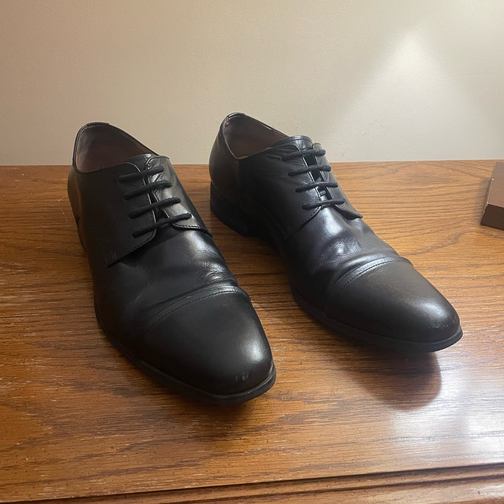 Express Classic Black Leather Men's Dress Shoes size 11